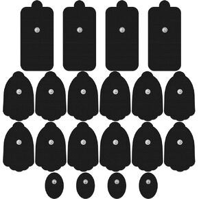 KingPavonini TENS Unit Electrode Pads, Compatible with Model B2501, SM9055, 3.5mm Snap Connection TENS Replacement Pads (20PCS) in Kuwait