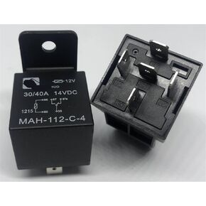 MAH-112-C-4 (V4-1C-12V-40A) مرحل 5 دبابيس قاعدة مرحل 1 قطعة (الحجم: MAH-112-C-4) in Kuwait