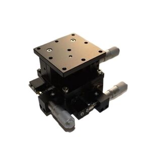 XYZ محور التعديل الدقيق المرحلة دليل النزوح الخطي الشريحة 125*125 مللي متر XYZ125LM-2 147N مزدوجة الأفقي دليل السكك الحديدية in Kuwait