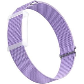 Elastic Bicep Band for Amazfit Helio Strap, Flexible Upper Arm & Ankle Strap with Middle Frame Case, Soft Breathable Adjustable Solo Loop for Running CrossFit Hyrox & Sleep Tracking in Kuwait