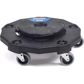 Magnum Trash Can Dolly with Wheels, Heavy Duty Universal Design for 20, 32, 44, & 55 Gallon Trash Cans, Quiet 3" Non-Marking Wheels & Casters for Handling and Rolling Garbage CATC-DG-HD-02PK (2-Pack) in Kuwait