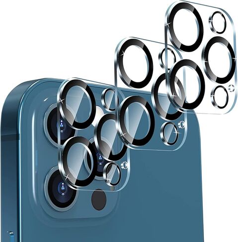 imluckies 3 Pack for iPhone 17 Max 6.9" Camera Lens Protector, HD Clear Tempered Glass Camera Accessories, 9H Hardness Anti-Scratch Screen Cover, Case Friendly[Not Affect Night Shots] in Kuwait