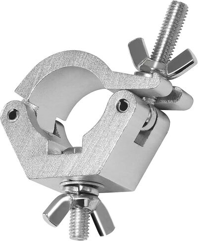 Mad Owl Stage Lighting Equipment & Accessories,Aluminum C‑clamp Scaffolding Heavy Duty Truss Clamps Adjustable 30-35mm/1.18-1.38 inches for Stage Light (4pack Silver color) in Saudi Arabia