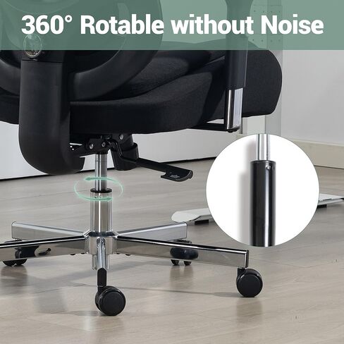 10.2" - 14.2" Office Chair Cylinder Replacement - Heavy Duty Class 4 Gas Lift with 4-Inch Height Adjustment, Universal Fit for Most Office & Gaming Chairs in Kuwait