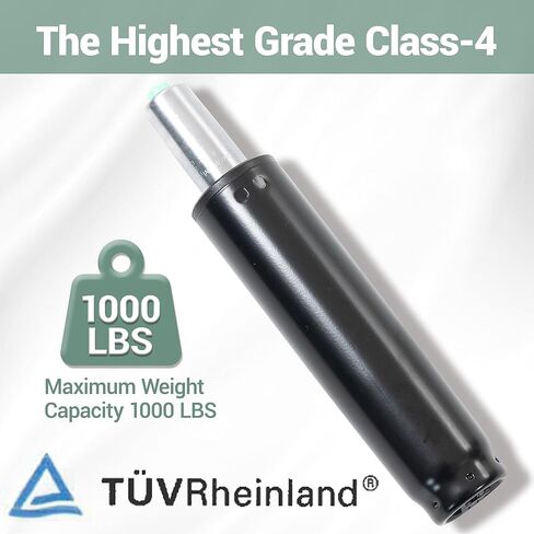 10.2" - 14.2" Office Chair Cylinder Replacement - Heavy Duty Class 4 Gas Lift with 4-Inch Height Adjustment, Universal Fit for Most Office & Gaming Chairs in Kuwait