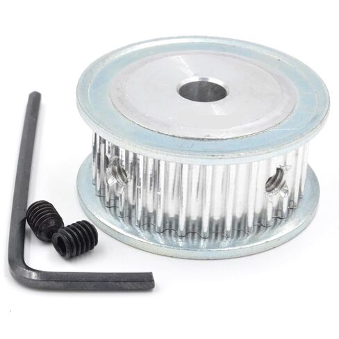 36 38 أسنان HTD 3M توقيت بكرة تتحمل 5/6/6.35/8/10/12/14/15/16/18/19/20 مم لعرض حزام HTD3M 6/10/15/20 مم 36T 38T(20mm-keyway6x2.8mm، 38 أسنان، 10 مم) in Kuwait