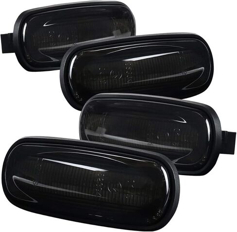Fits 2003-2009 Rear Clear Lens LED Side Marker Lights Turn Signal Lamps 4PC in Saudi Arabia
