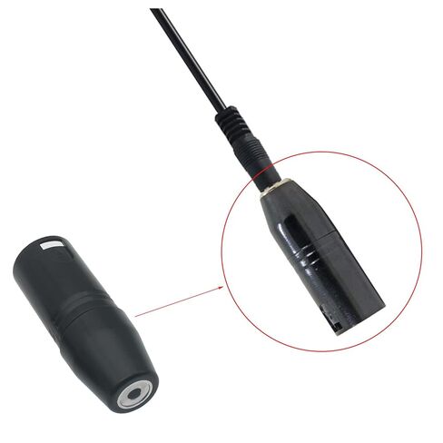 2 Pcs XLR to 3.5 mm Connector TRS Stereo Microphone Adapter TRS Mini-Jack Female to 3-Pin XLR Male Audio Converter for Camcorders Recorders Mixers in Saudi Arabia