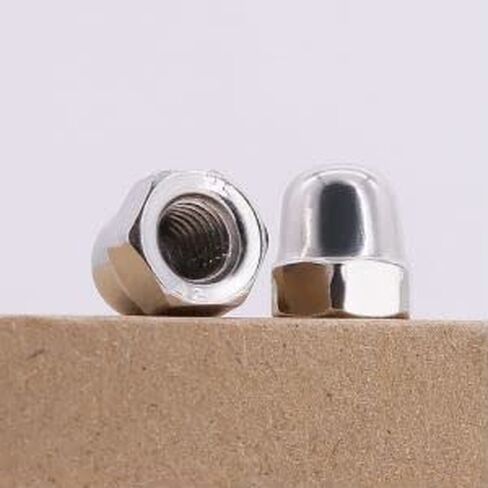 10-32 (50 Pcs) Acorn Cap Nut, 304 Stainless Steel 18/8, Hex Drive, Hex Dome Head Cap Nut in Saudi Arabia