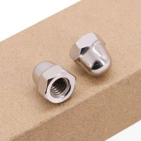 10-32 (50 Pcs) Acorn Cap Nut, 304 Stainless Steel 18/8, Hex Drive, Hex Dome Head Cap Nut in Saudi Arabia
