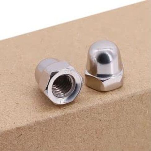 10-32 (50 Pcs) Acorn Cap Nut, 304 Stainless Steel 18/8, Hex Drive, Hex Dome Head Cap Nut in Saudi Arabia