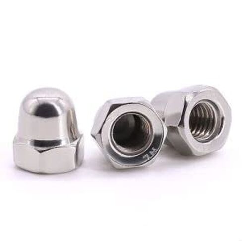10-32 (50 Pcs) Acorn Cap Nut, 304 Stainless Steel 18/8, Hex Drive, Hex Dome Head Cap Nut in Saudi Arabia