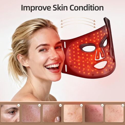 قناع العلاج بالضوء LED المؤهل من FSA (FM-02) in Kuwait