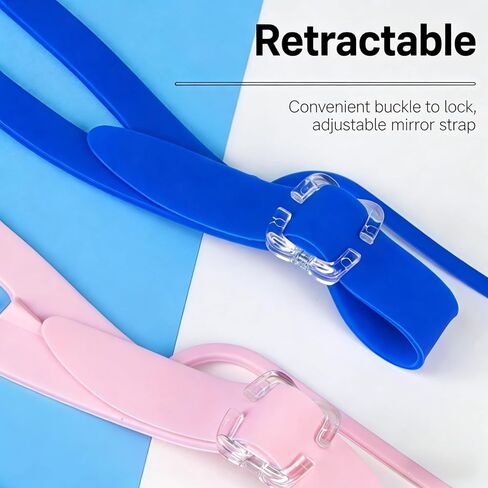 Kids Swimming Goggles Anti-Fog with Tall Frame, Waterproof Protective Lenses & Integrated Earplugs in Saudi Arabia