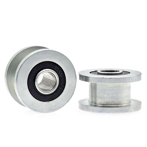 H-Groove I-Groove Pulley Non-Standard Grooved Pulley Roller Rolling Guide Wheel 10 * 35 * 20mm 8 * 35 * 20mm 6000-2RS Bearing Wheel(H 8x35x20) in Saudi Arabia