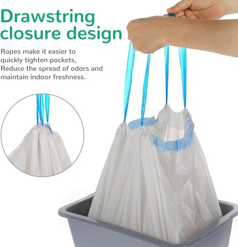 40 Pack Heavy-Duty Cat Litter Box Liners,For R4/3 and most Automatic Self-Cleaning Litter Boxes,Thick Leakproof Drawstring Cat Litter Bags (25.2" x 15.8") in Kuwait