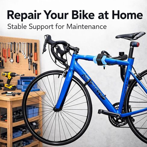 حامل إصلاح الدراجة من كوتوككر، حامل إصلاح الدراجة لصيانة الدراجة وإصلاحها وتوفير المساحة يتحمل ما يصل إلى 44 رطل (منحنى) in Kuwait