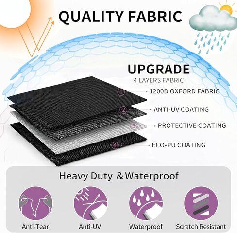 Boat Covers 17-19ft, Waterproof Trailerable Boat Cover, Heavy Duty 1200D Oxford UV Resistant Bass Boat Covers with Motor Cover, Fits V-Hull Tri-Hull Fish&Ski Boat, Runabout in Saudi Arabia