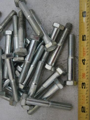 New Pack of Hex Cap Bolts #5/16-18 x 2" Long Grade 2 Steel Zinc Plated Lot of 8#5343 Multi-Purpose Comprehensive Hardware Fastener Assortment Kit WnyNEH03784 in Saudi Arabia