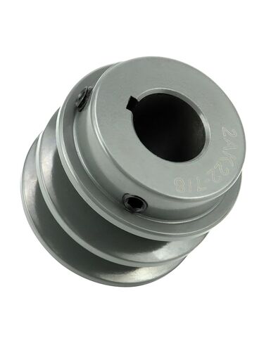 QWORK Double Groove Web Sheaves, 2.20"OD 7/8" Bore V-Belt Sheave for V-Belt, 2AK2278 in Saudi Arabia