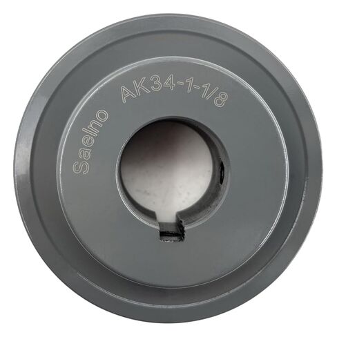 AK34-1 1/8 الحزم، بكرة الحزام v 1 1/8 بوصة تتحمل 3.45 بوصة OD، بكرة المحرك من الحديد الزهر لأحزمة V 3L 4L، بكرة AK34X1-1/8 in Saudi Arabia