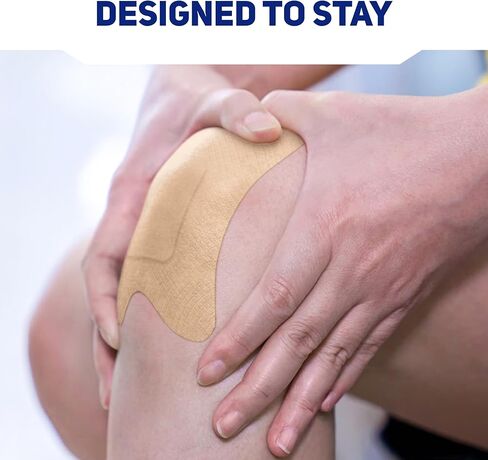 Care Science Smart Flex Knee & Elbow Performance Fabric Bandages, 4 in x 3 in, 20 ct | Flexible Joint Protection for First Aid and Wound Care in Kuwait