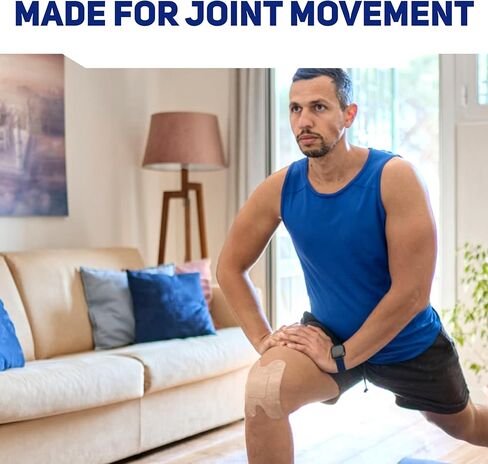 Care Science Smart Flex Knee & Elbow Performance Fabric Bandages, 4 in x 3 in, 20 ct | Flexible Joint Protection for First Aid and Wound Care in Kuwait