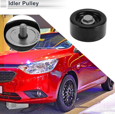 Drive Belt Idler Pulley Serpentine Tensioner Pulley Idler for CHEVROLET SAIL III 2017-2022 No.24105941 Reinforced Nylon 1 Pcs in Saudi Arabia