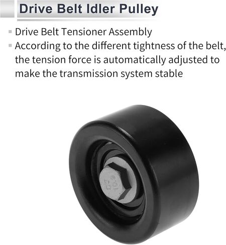 Drive Belt Idler Pulley Serpentine Tensioner Pulley Idler for CHEVROLET SAIL III 2017-2022 No.24105941 Reinforced Nylon 1 Pcs in Saudi Arabia