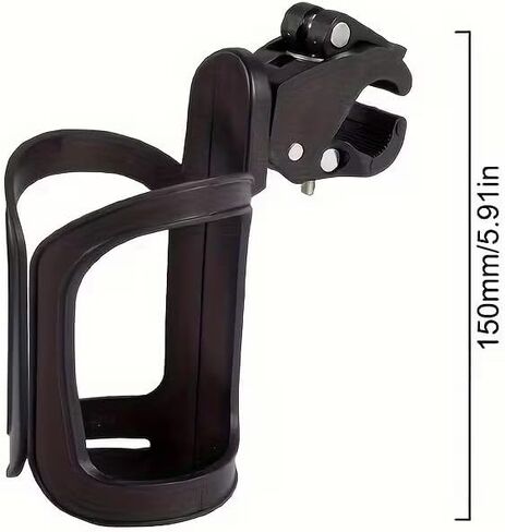 Universal Adjustable Bike Cup Holder for Water Bottles Cans, Motorcycle Bicycle Stroller Accessory, Insulated Drink Holder for 20oz 30oz 40oz, Kids Adult Water Bottle Cage Handlebar Mount in Saudi Arabia