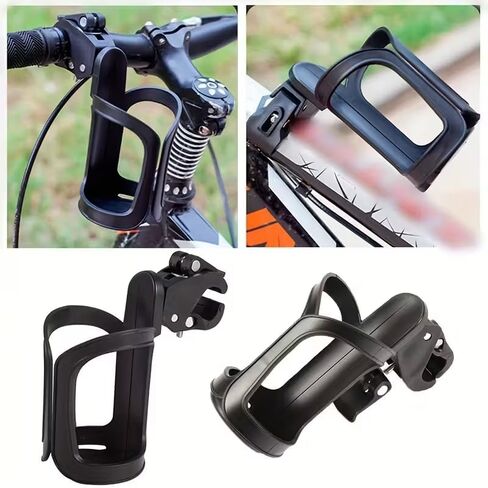 Universal Adjustable Bike Cup Holder for Water Bottles Cans, Motorcycle Bicycle Stroller Accessory, Insulated Drink Holder for 20oz 30oz 40oz, Kids Adult Water Bottle Cage Handlebar Mount in Saudi Arabia