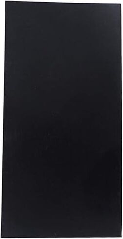 Alnicov Guitar Head Veneer Shell Sheet 1mm Thick，ABS，for Guitar Parts DIY Craft Making Black in Saudi Arabia