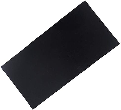 Alnicov Guitar Head Veneer Shell Sheet 1mm Thick，ABS，for Guitar Parts DIY Craft Making Black in Saudi Arabia