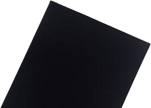 Alnicov Guitar Head Veneer Shell Sheet 1mm Thick，ABS，for Guitar Parts DIY Craft Making Black in Saudi Arabia