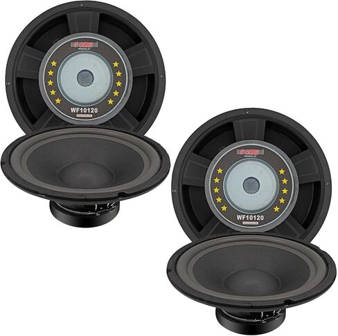 5 CORE 10 Inch Subwoofer 600 Watt Pair Car Audio Sub Woofer 4 Ohm w Deep Bass Replacement Component Loud Speaker for Auto Truck Vehicle - WF 10120 4OHM 2PCS in Saudi Arabia