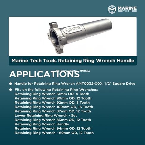 أدوات التكنولوجيا البحرية الاحتفاظ بمقبض مفتاح الربط الدائري (AMT0031) لياماها، ميركوري فيرادو، سوزوكي، وهوندا، ياماها، مفتاح تثبيت محمل ياماها، أدوات ميركوري الخارجية in Kuwait