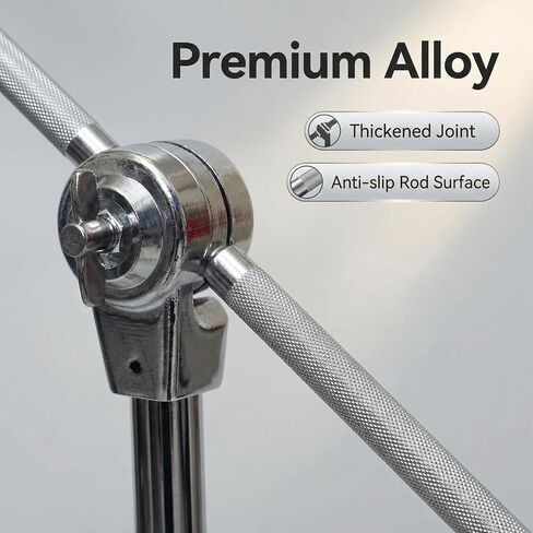 Cymbal Stand, Drum Hardware, Adjustable, Heavy Duty, Non-Slip, Sturdy Straight & Boom Combo, Double Braced Legs, , Hi-Hat Cymbals，Ideal for beginners, novices, and amateur drummers in Kuwait