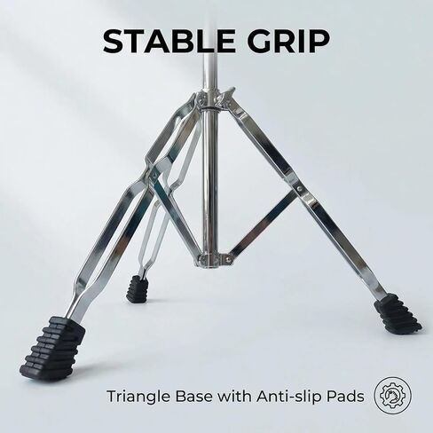 Cymbal Stand, Drum Hardware, Adjustable, Heavy Duty, Non-Slip, Sturdy Straight & Boom Combo, Double Braced Legs, , Hi-Hat Cymbals，Ideal for beginners, novices, and amateur drummers in Kuwait