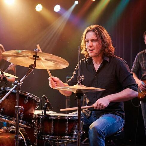 Cymbal Stand, Drum Hardware, Adjustable, Heavy Duty, Non-Slip, Sturdy Straight & Boom Combo, Double Braced Legs, , Hi-Hat Cymbals，Ideal for beginners, novices, and amateur drummers in Kuwait