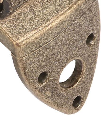 Alomejor Mandolin Tailpiece for 8 String Vaulted Mandolin, Metal, One Piece Cast Design, Noise-Free, Improves Tone and Volume in Kuwait