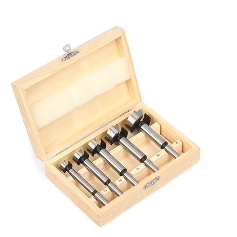 5 قطعة/المجموعة 15/20/25/30/35 مللي متر مملة لقمة ثقب عدة النجارة الذاتي توسيط هول المنشار قاطع خشب طقم أدوات in Kuwait