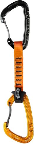TRANGO Vector Quickdraw - Lightweight Wiregate Climbing Quickdraw, Ergonomic Grip, Dogbone Keepers, 22kN Strength, 12cm & 24cm Lengths in Saudi Arabia
