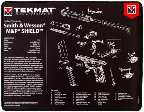 Tekmat 20" X 15" Ultra Handgun MAT/Smith & Wesson M&P in Kuwait