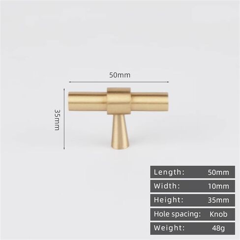 Brushed Nickel T-Bar Kitchen Cabinet Chrome Handle Solid Brass 265mm Long 1Pcs(8873-160-PVD) in Saudi Arabia