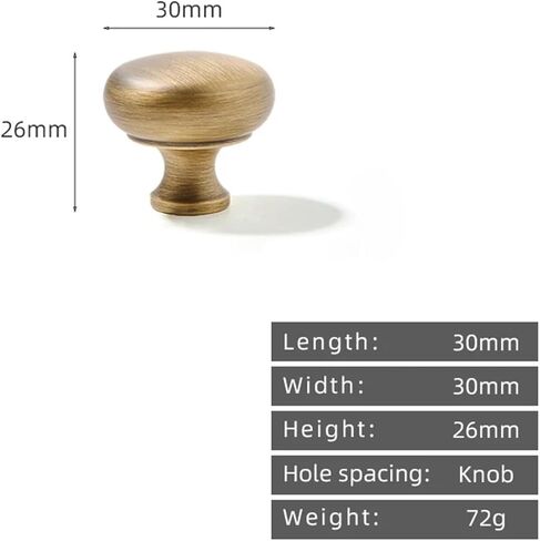 Cream Style Antique Brass Vintage Handle Kitchen Cabinet Drawer Door Pulling 1Pcs(Transparent) in Saudi Arabia