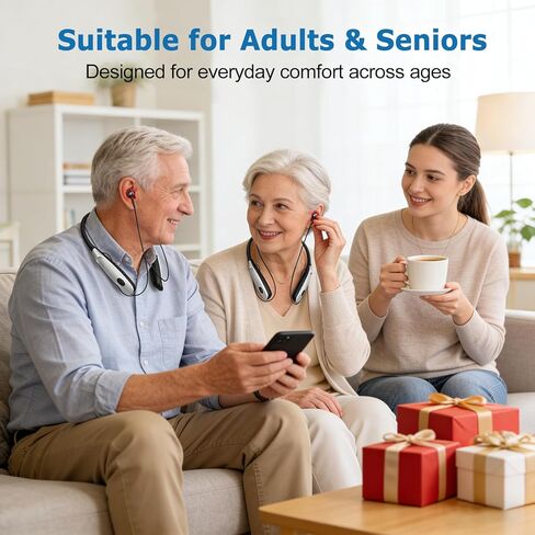 العلاج بالضوء الأحمر للأذنين من إنلي، جهاز العلاج بالضوء الأحمر المحمول بطول 650 نانومتر لراحة واسترخاء الأذن اللطيفة، مع مؤقت تلقائي لمدة 30 دقيقة و3 أوضاع للروتين الصحي اليومي، أسود in Kuwait