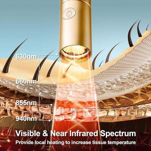 Pain Therapy Light (Model 1301), Near Infrared Light Therapy Wand with LED Light 630, 660, 855, 940nm in Saudi Arabia