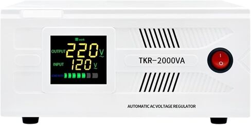 2000VA Single Phase Home Use LCD Intelligence Relay Type Automatic Voltage Stabilizer Regulator DC Power Supply Current Stabilizer in Kuwait