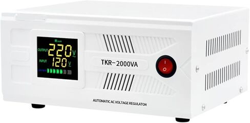 2000VA Single Phase Home Use LCD Intelligence Relay Type Automatic Voltage Stabilizer Regulator DC Power Supply Current Stabilizer in Kuwait