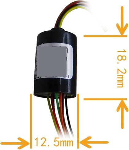 SRM012-06U 12.5 مم القطر الخارجي حلقة موصلة 360 درجة دوران ناقل الحركة in Saudi Arabia